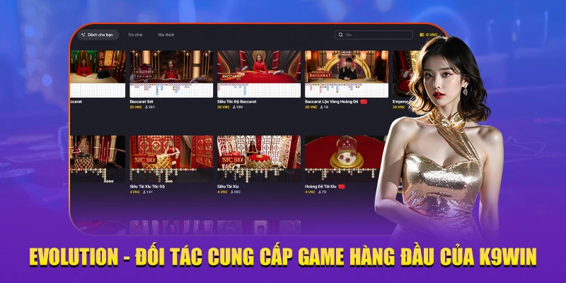 game casino evolution uy tín