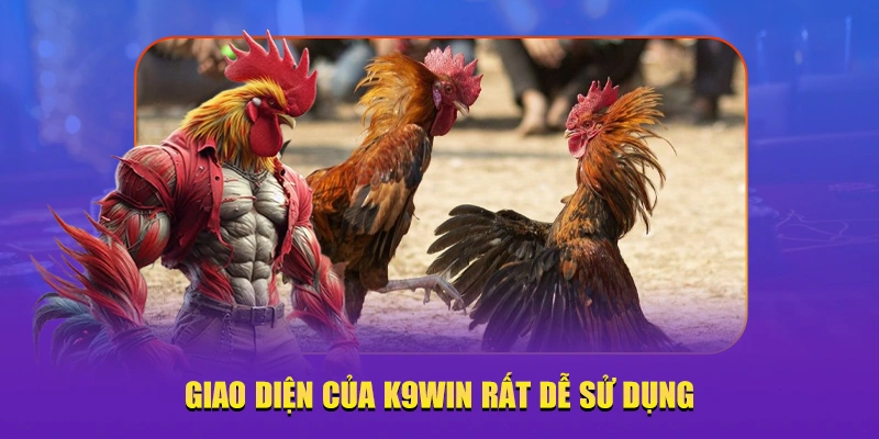 Giao diện của K9win rất dễ sử dụng