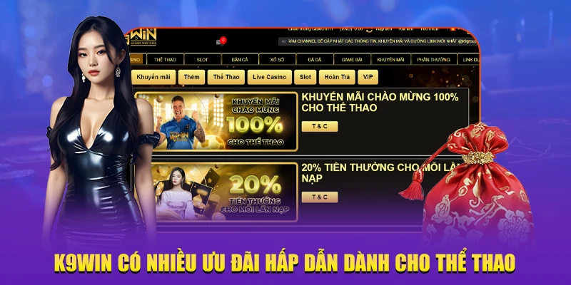 K9Win khuyến mãi Thể thao