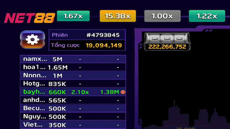 chế độ chơi thử Net88